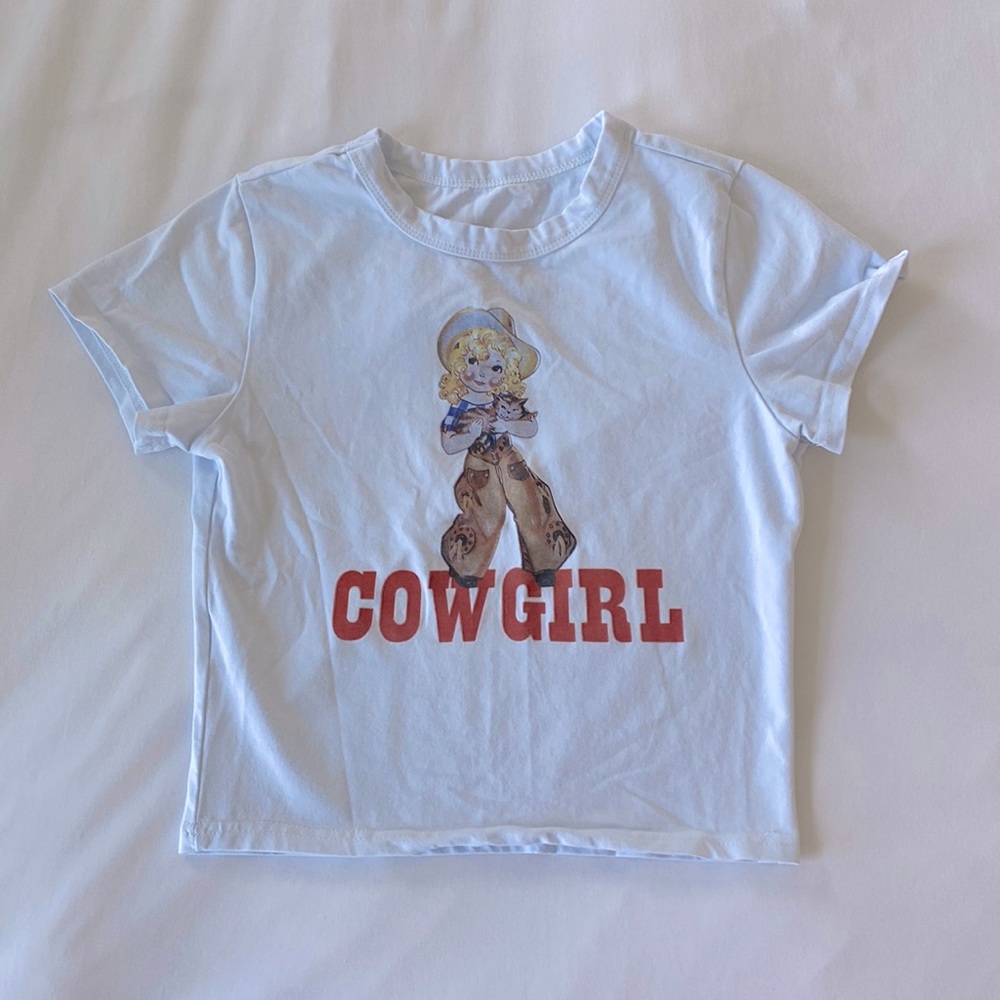 Brandy Melville Cowgirl Baby Tee